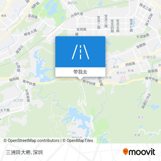三洲田大桥地图