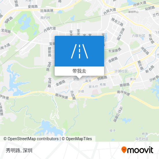 秀明路地图