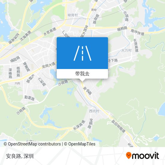 安良路地图