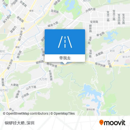铜锣径大桥地图