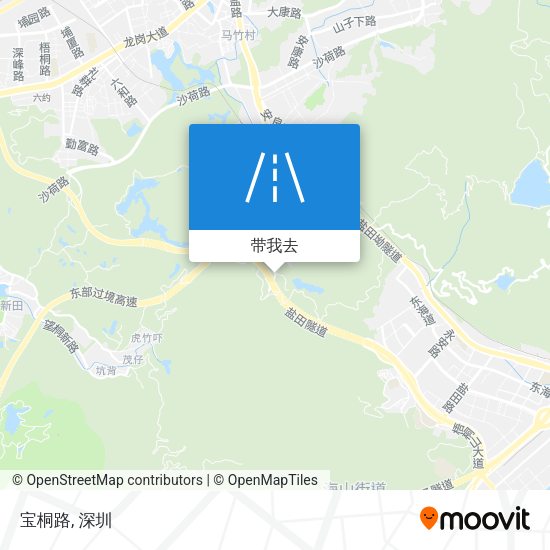 宝桐路地图