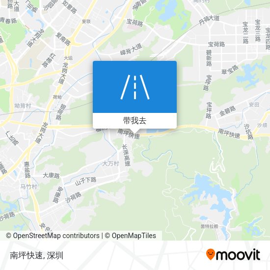 南坪快速地图