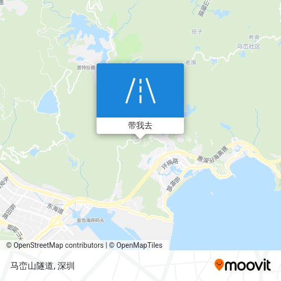 马峦山隧道地图