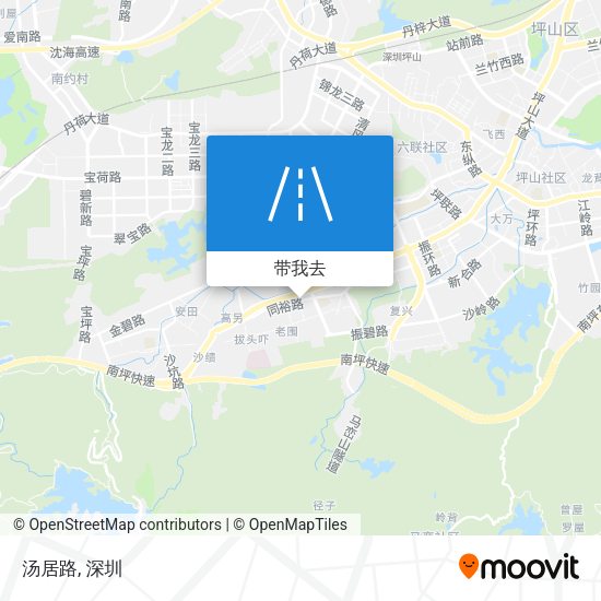 汤居路地图