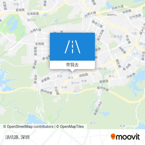 汤坑路地图