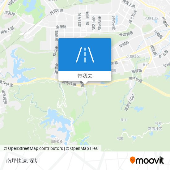 南坪快速地图