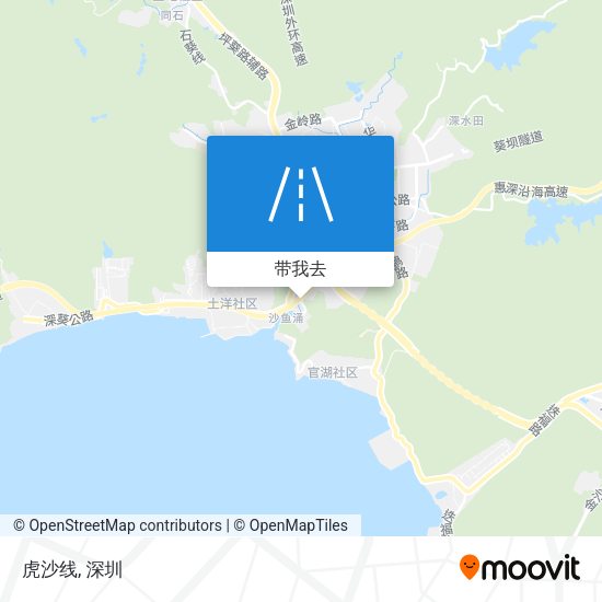 虎沙线地图