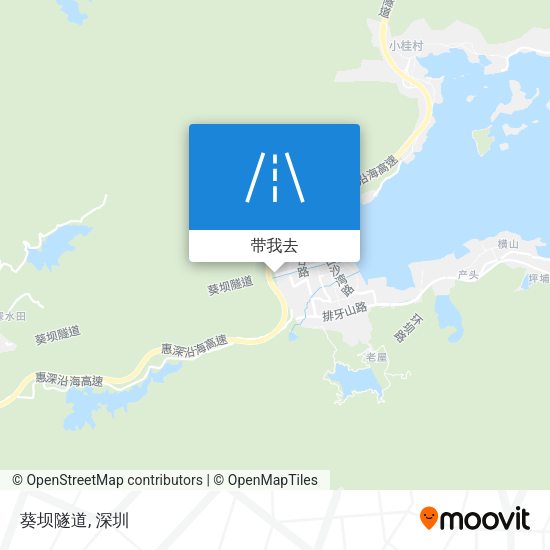 葵坝隧道地图