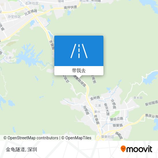 金龟隧道地图