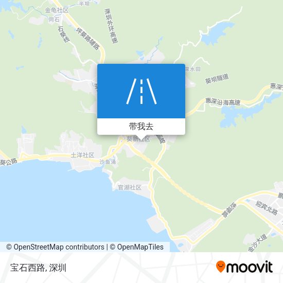 宝石西路地图