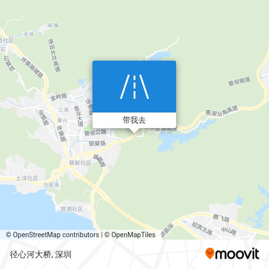 径心河大桥地图