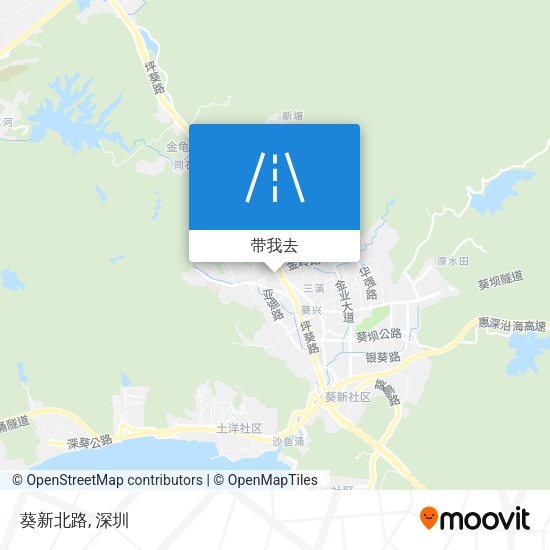 葵新北路地图