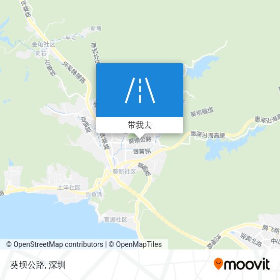 葵坝公路地图