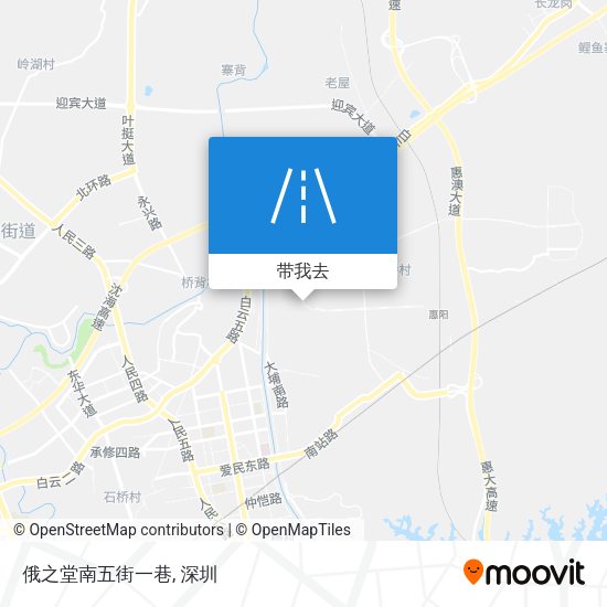 俄之堂南五街一巷地图