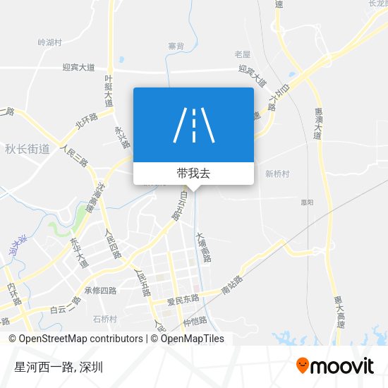 星河西一路地图