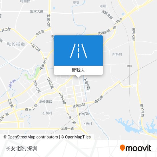 长安北路地图