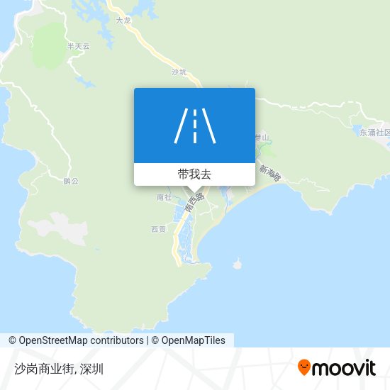 沙岗商业街地图