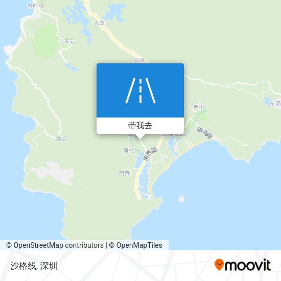 沙格线地图
