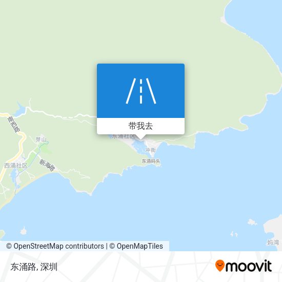 东涌路地图