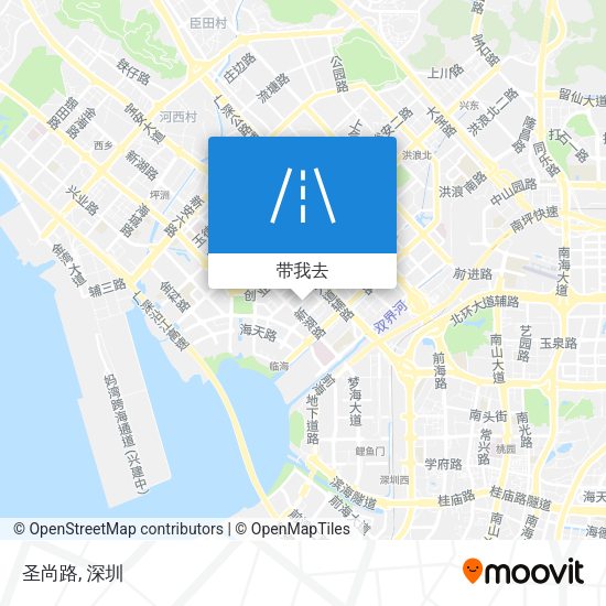 圣尚路地图