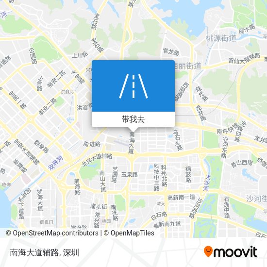 南海大道辅路地图