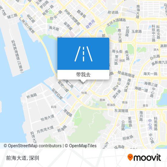 前海大道地图