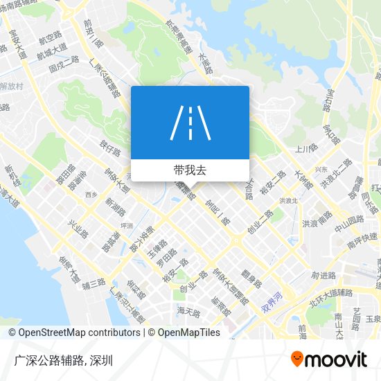 广深公路辅路地图