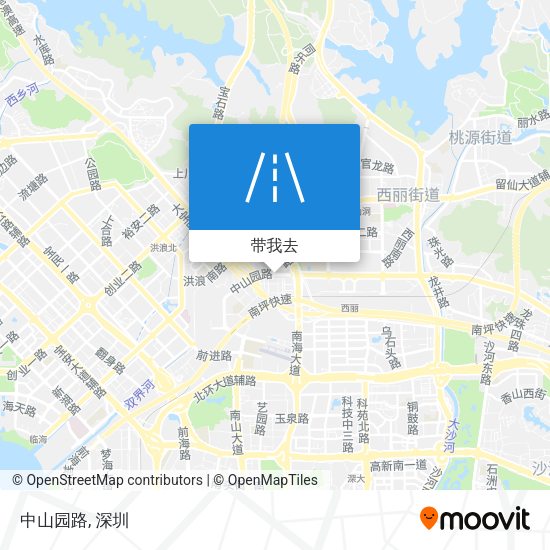 中山园路地图