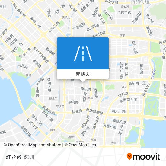 红花路地图