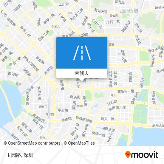 玉园路地图