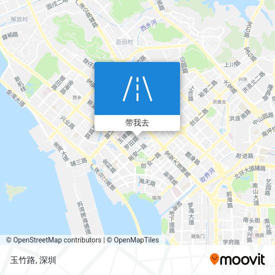 玉竹路地图