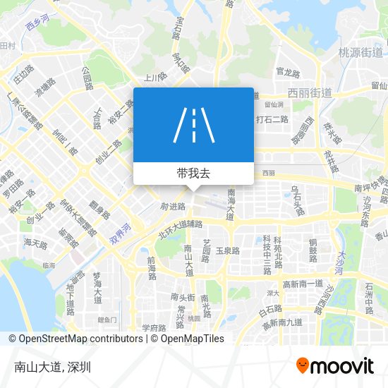 南山大道地图