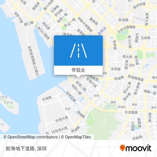 前海地下道路地图