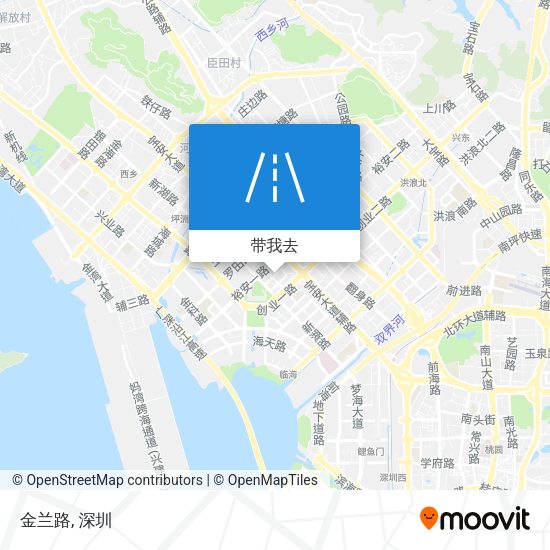 金兰路地图