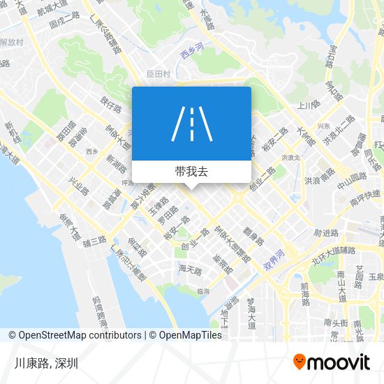 川康路地图