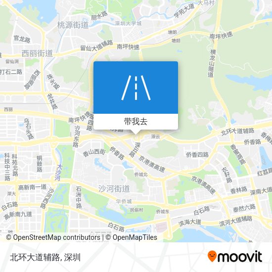 北环大道辅路地图