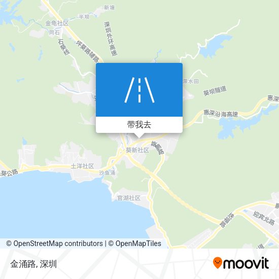 金涌路地图