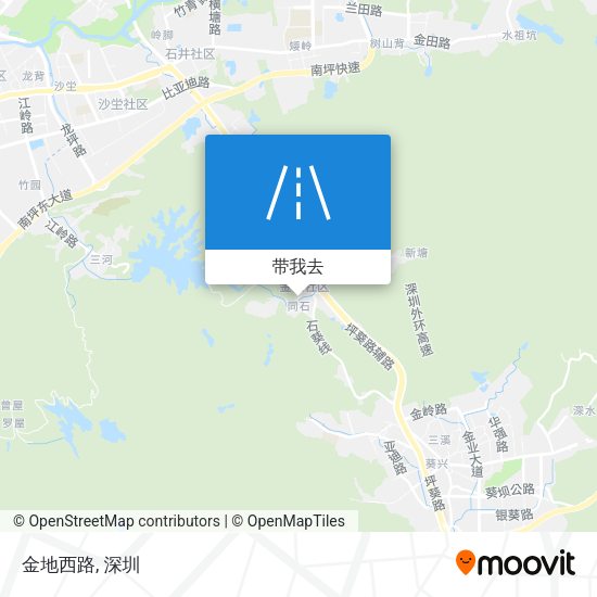 金地西路地图
