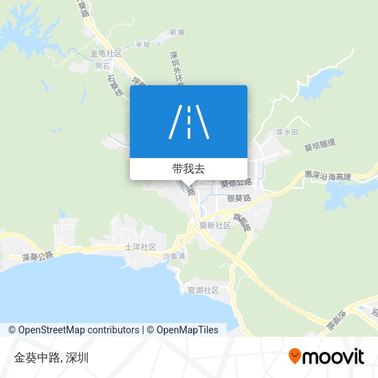 金葵中路地图