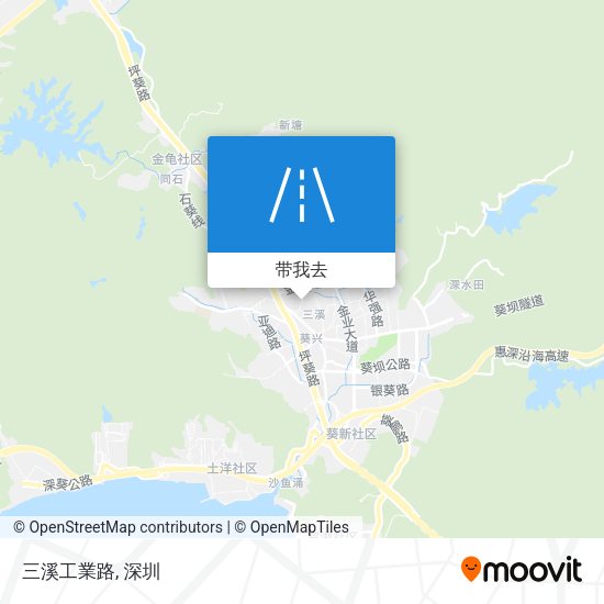 三溪工業路地图