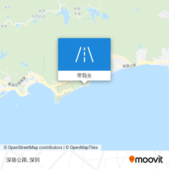 深葵公路地图