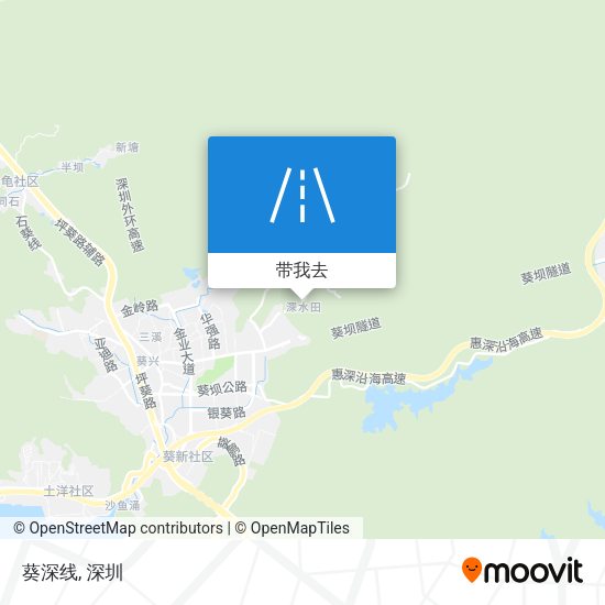 葵深线地图