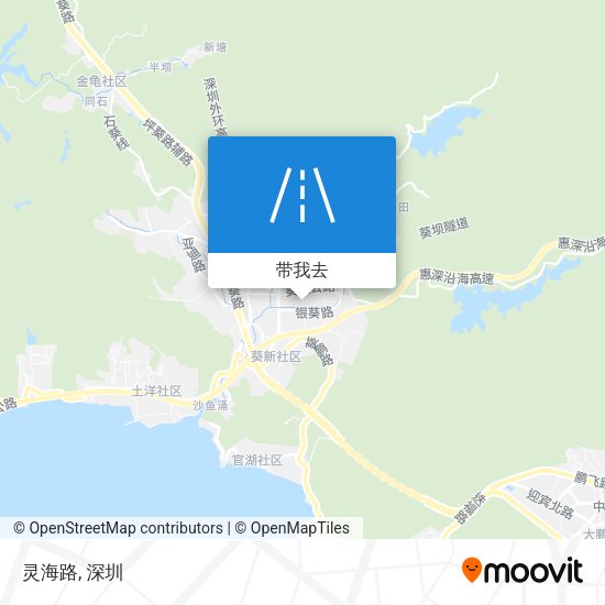 灵海路地图
