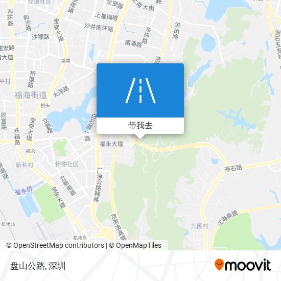 盘山公路地图