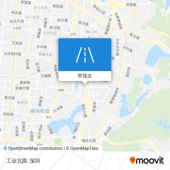 工业北路地图