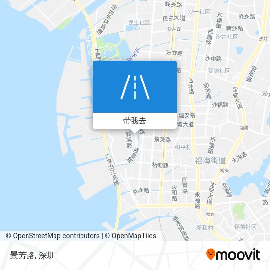 景芳路地图
