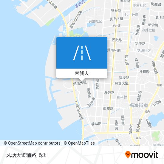 凤塘大道辅路地图