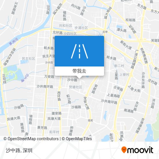 沙中路地图