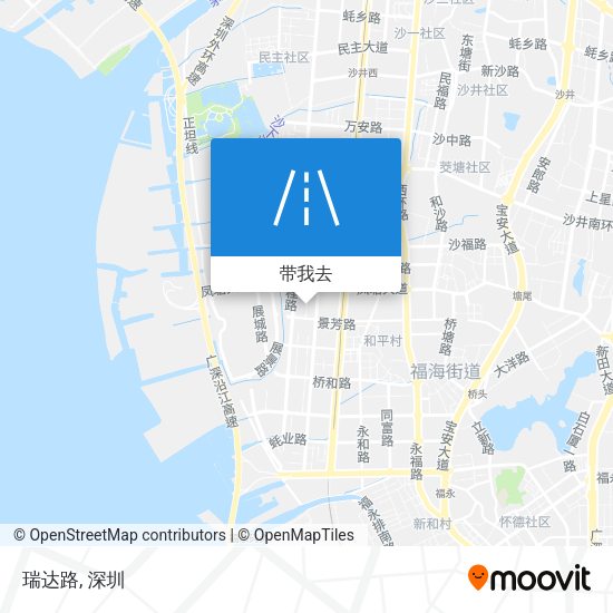 瑞达路地图
