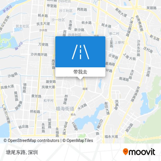 塘尾东路地图